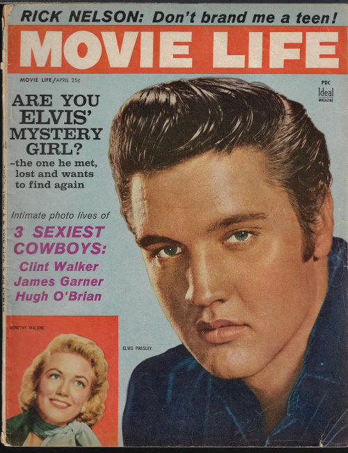 MOVIE LIFE (ELVIS PRESLEY; MORE) - Movie Life: April, Apr. 1958