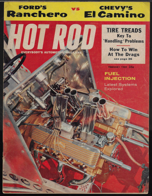 HOT ROD - Hot Rod: February, Feb. 1959