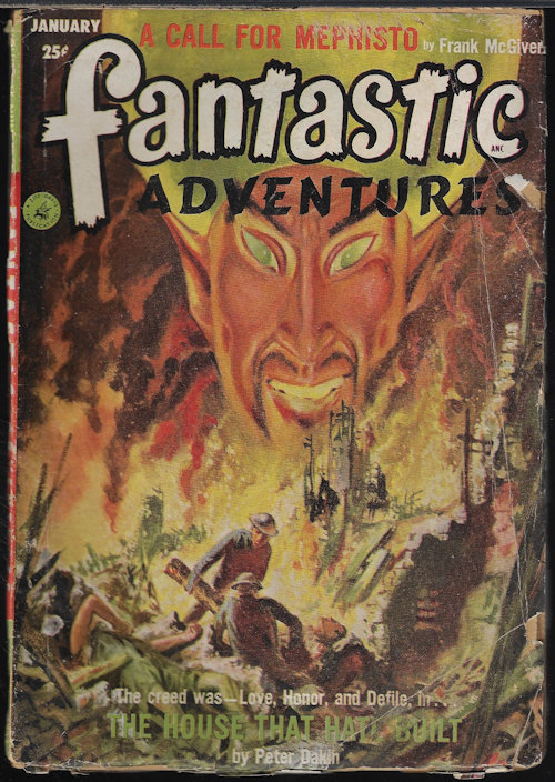 FANTASTIC ADVENTURES (PETER DAKIN; FRANK MCGIVERN; CHESTER S. GEIER; E. K. JARVIS) - Fantastic Adventures: January, Jan. 1953
