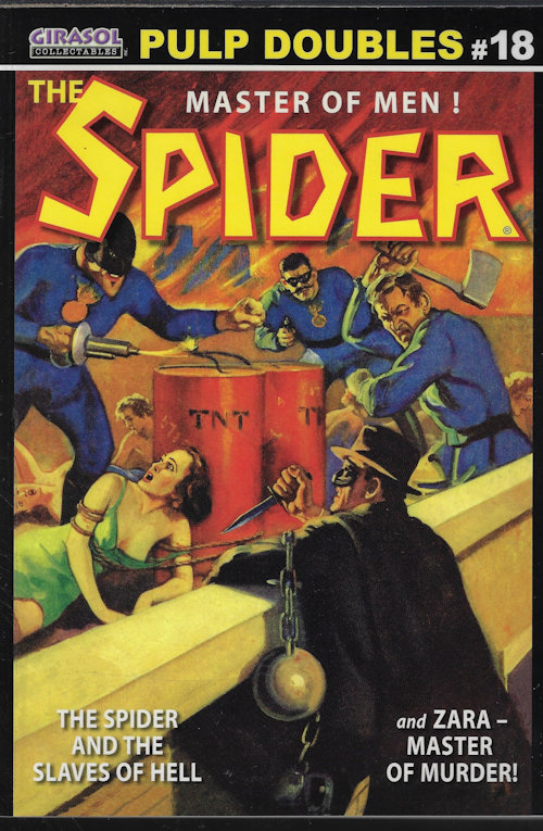 THE SPIDER (GRANT STOCKBRIDGE) - Pulp Doubles #18: The Spider and the Slaves of Hell & Zara - Master of Murder!