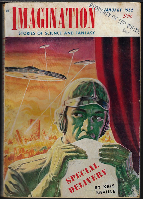 IMAGINATION (KRIS NEVILLE; JOHN W. JAKES; SHERWOOD SPRINGER; FOX B. HOLDEN; RICHARD MATHESON; MARGARET ST. CLAIR; CHESTER S. GEIER) - Imagination Stories of Science and Fantasy: January, Jan. 1952