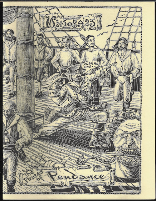 MIMOSA (RICHARD LYNCH & NICKI LYNCH; JULIA MORGAN-SCOTT; MIKE RESNICK; HOWARD DEVORE; CATO LINDBERG; JEANNE MEALY; RON BENNETT; DAVE KYLE; FORREST J. ACKERMAN; ROBERT A. MADLE) - Mimosa: No. 23, January, Jan. 1999