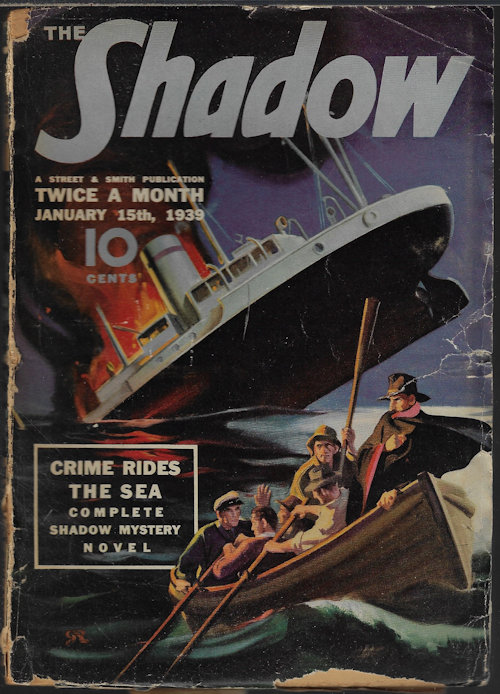 SHADOW (MAXWELL GRANT; STEPHEN GOULD; FRANK GRUBER; GEORGE ALLAN MOFFATT; HENRY LYSING; DEAN CALLAHAN) - The Shadow: January, Jan. 1s, 1939 (