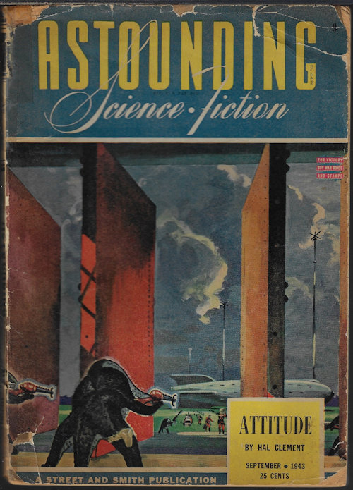 ASTOUNDING (C. L. MOORE; A. E. VAN VOGT; RAY BRADBURY; HAL CLEMENT; H. H. HOMES - AKA ANTHONY BOUCHER; WILLY LEY) - Astounding Science Fiction: September, Sept. 1943 (