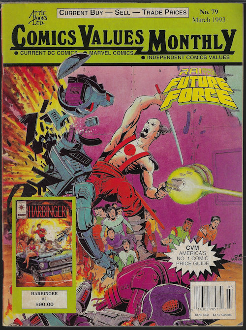 COMICS SCENE - Comics Values Monthly No. 70, March, Mar. 1993