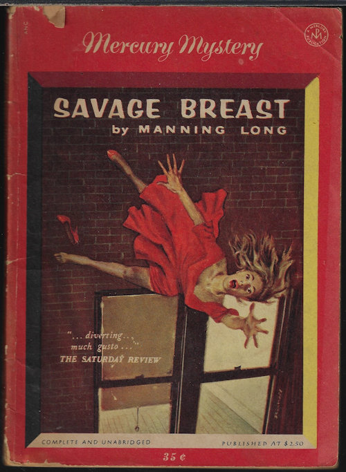 LONG, MANNING - Savage Breast: Mercury Mystery No. 207