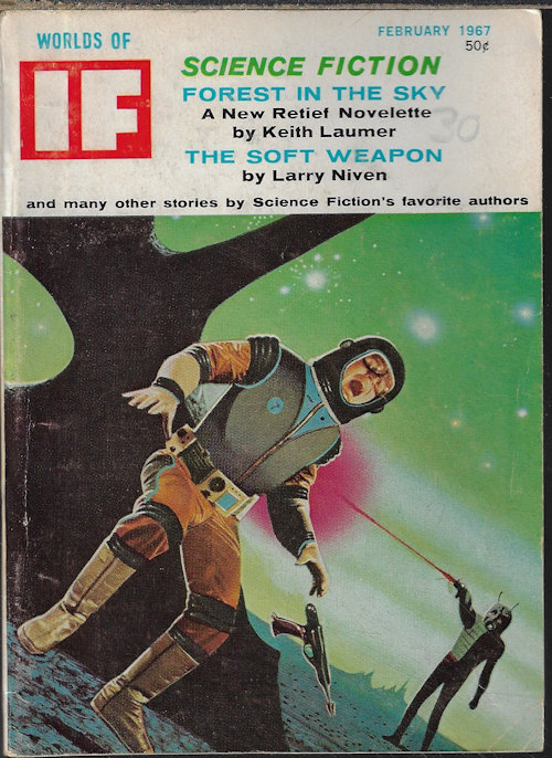 IF (LARRY NIVEN; KEITH LAUMER; RICHARD WILSON; C. C. MACAPP; ALGIS BUDRYS; BRUCE MCALLISTER; ROBERT RAY; MATHER H. WALKER; LIN CARTER) - If Worlds of Science Fiction: February, Feb. 1967 (
