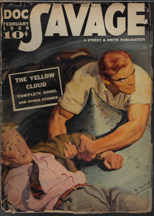 DOC SAVAGE (KENNETH ROBESON; WALLACE BROOKER; RICHARD L. HOBART; NORMAN A. DANIELS) - Doc Savage: February, Feb. 1939 (