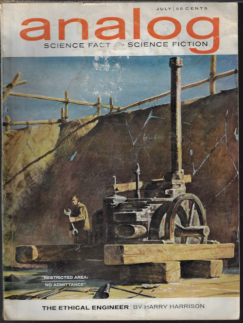 ANALOG (HARRY B. PORTER; HARRY HARRISON; ROBERT F. YOUNG; KRIS NEVILLE; CLIFFORD D. SIMAK) - Analog Science Fact/ Science Fiction: July 1963