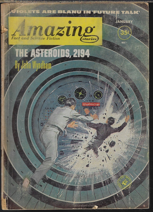 AMAZING (ROBERT SILVERBERG; JOHN WYNDHAM; DAVID H. KELLER, M.D.; T. D. HAMM; SAM MCCLATCHIE, M.D.; LESTER DEL REY) - Amazing Stories: January, Jan. 1961