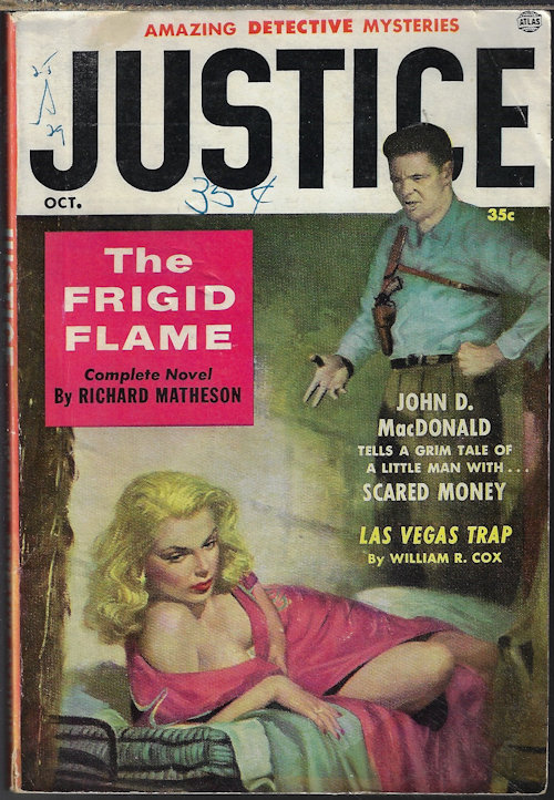 JUSTICE (WILLIAM R. COX; RICHARD MATHESON; JOHN D. MACDONALD; BRYCE WALTON; GIL BREWER; JOHN BENDER; PHILIP WECK) - Justice: October, Oct. 1955