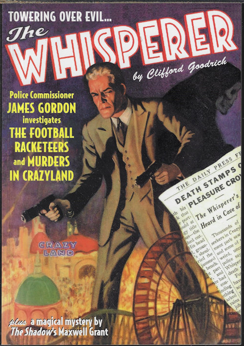 DONOVAN, LAURENCE (WRITING AS CLIFFORD GOODRICH) - The Whisperer #4: The Football Racketeers & Murders in Crazyland