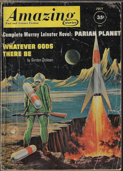 AMAZING (MURRAY LEINSTER; GORDON R. DICKSON; DON MORGAN; G. PEYTON WERTENBAKER) - Amazing Stories: July 1961