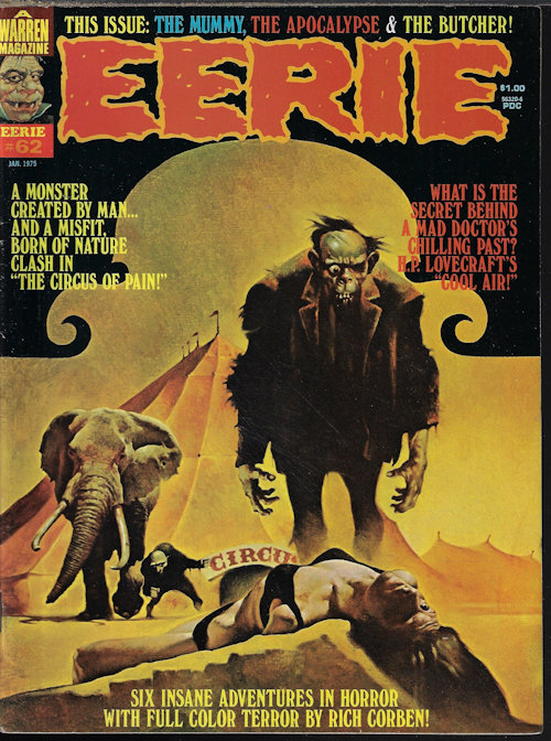 EERIE - Eerie #62, January, Jan. 1975