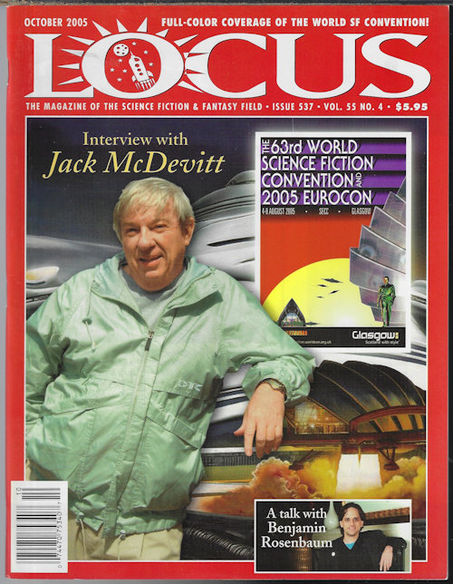 LOCUS (JACK MCDEVITT) - Locus the Newspaper of the Science Fiction Field: #537, October, Oct. 2005