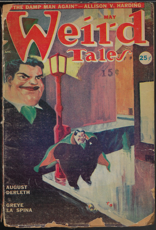 WEIRD TALES (ALLISON V. HARDING; ARTHUR J. BURKE; SEABURY QUINN; CARL JACOBI; HAROLD LAWLOR; ANTHONY BOUCHER; MALCOLM KENNETH MURCHIE; GREYE LA SPINA; JOHN D. MACDONALD; AUGUST DERLETH) - Weird Tales: May 1949