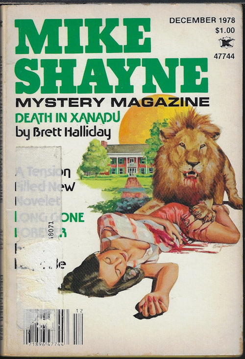 MIKE SHAYNE MYSTERY (BRETT HALLIDAY; JOE R. LANSDALE; MIKE PLAKE; KENNETH GAVRELL; LAWRENCE BLOCK; JACK LEAVITT; KENNETH L. JONES; CRAIG WEEDEN) - Mike Shayne Mystery Magazine: December, Dec. 1978