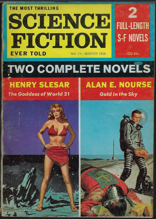 MOST THRILLING SCIENCE FICTION EVER TOLD (HENRY SLESAR; ALAN E. NOURSE) - The Most Thrilling Science Fiction Ever Told: No. 11, Winter 1968 (
