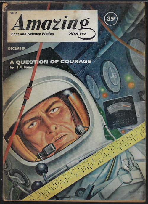 AMAZING (J. F. BONE; JOHN B. HARRIS - AKA JOHN WYNDHAM; MACK REYNOLDS; THEODORE L. THOMAS; SAM MCCLATCHIE, MD; LESTER DEL REY) - Amazing Science Fiction Stories: December, Dec. 1960