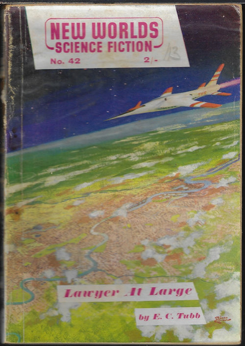 NEW WORLDS (E. C. TUBB; JOHN BRUNNER; BRIAN W. ALDISS; FRANCIS G. RAYER; FRANK WEIGHT; MICHAEL HARRISON; JOHN NEWMAN; JOHN CARNELL) - New Worlds of Science Fiction: No. 42, December, Dec. 1955