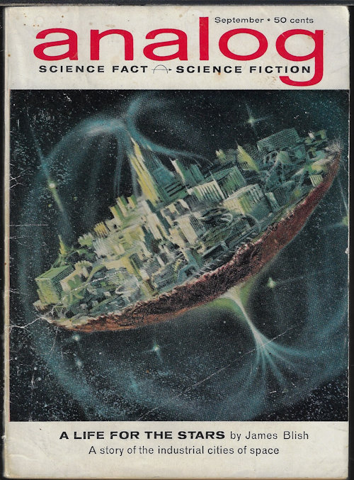 ANALOG (JAMES BLISH; JAMES H. SCHMITZ; MACK REYNOLDS; LEONARD LOCKHARD - AKA TED THOMAS; CHRISTOPHER ANVIL; ROBERT J. MARTIN; JOSEPH F. GOODAVAGE, MAFA) - Analog Science Fact & Science Fiction: September, Sept. 1962 (