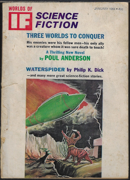 IF (POUL ANDERSON; JACK B. LAWSON; PHILIP K. DICK; R. J. BUTLER; FRANK BANTA) - If Worlds of Science Fiction: January, Jan. 1964 (