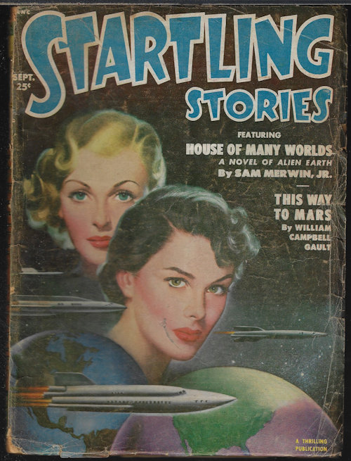 STARTLING (SAM MERWIN, JR.; WILLIAM CAMPBELL GAULT; JACK VANCE; H. B. FYFE; JOHN D. MACDONALD; ALEXANDER SAMALMAN) - Startling Stories: September, Sept. 1951 (