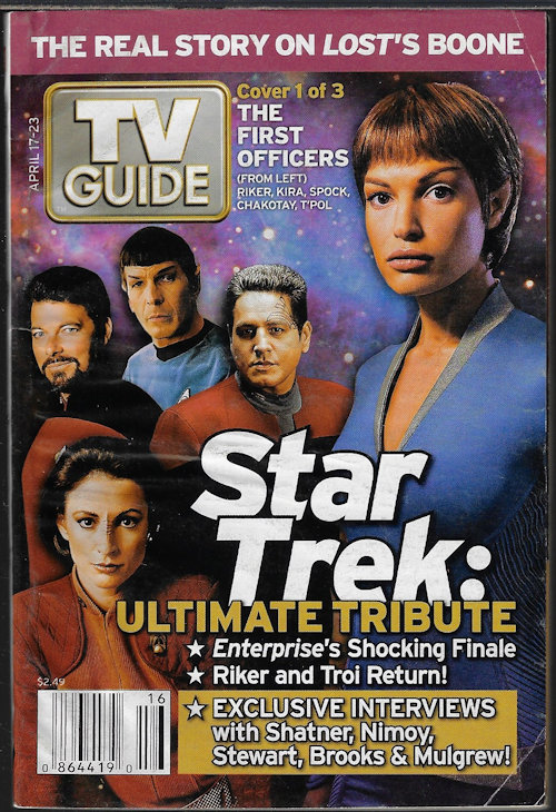 TV GUIDE - Tv Guide: April, Apr. 17-23, 2005 (Star Trek: Ultimate Tribute)