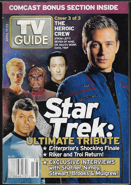 TV GUIDE - Tv Guide: April, Apr. 17-23, 2005 (Star Trek: Ultimate Tribute)