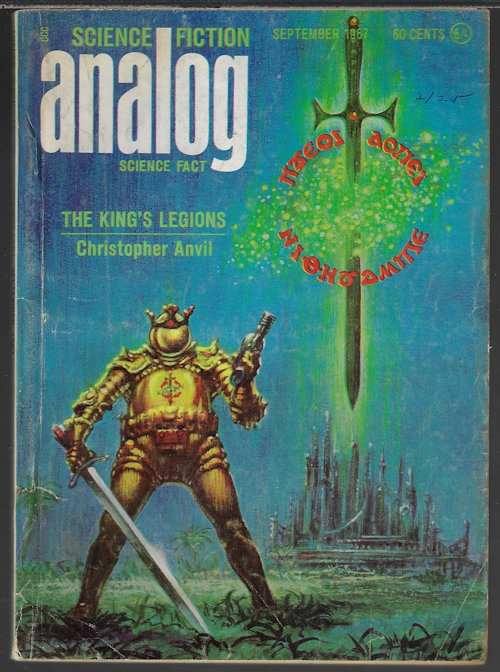 ANALOG (CHRISTOPHER ANVIL; JACK WODHAMS; E. G. VON WALD; MACK REYNOLDS; VERGE FORAY) - Analog Science Fiction/ Science Fact: September, Sept. 1967