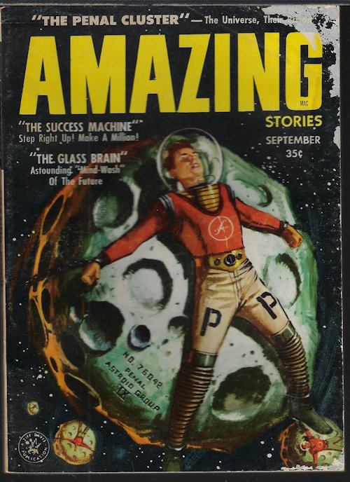 AMAZING (IVAR JORGENSEN - AKA RANDALL GARRETT; ROBERT SILVERBERG; HENRY SLESAR; HARLAN ELLISON; DANIEL F. GALOUYE) - Amazing Stories: September, Sept. 1957