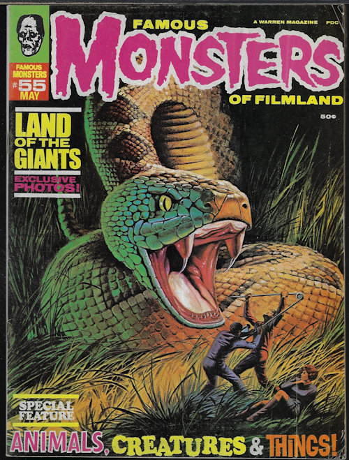 FAMOUS MONSTERS OF FILMLAND - Famous Monsters of Filmland: #55 (May 1969)