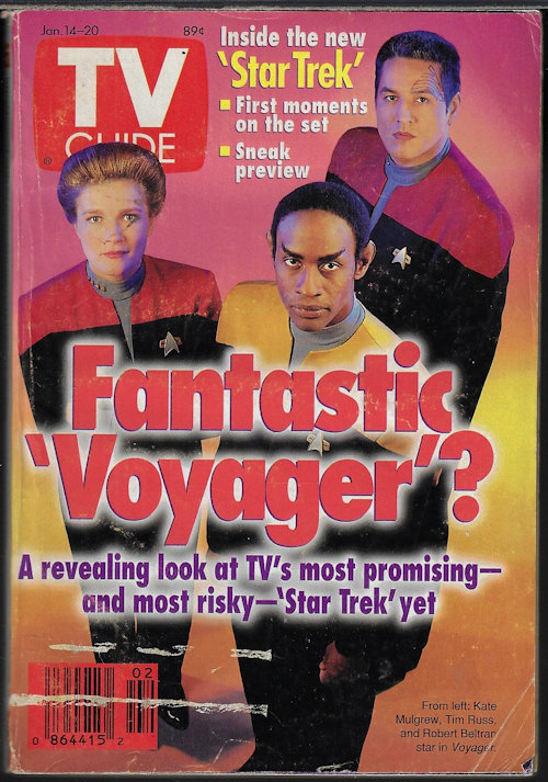TV GUIDE - Tv Guide: January, Jan, 14 - 20, 1995 (Star Trek Voyager and More)