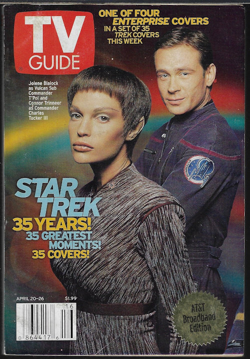 TV GUIDE (STAR TREK) - Tv Guide: April, Apr. 20-26, 2002 (Boston Edition)