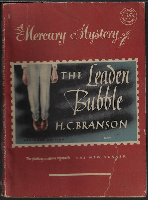 BRANSON, H. C. - The Leaden Bubble: Mercury Mystery No. 154