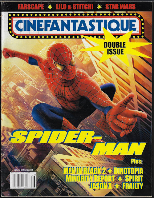 CINEFANTASTIQUE (STEPHEN KING) - Cinefantastique: June 2002 (Spider-Man; Men in Black 2; Dinotopia; Farscape; Lilo & Stitch; Jason X; More))