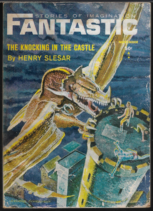 FANTASTIC (HENRY SLESAR; JOHN BRUNNER; ROBERT H. ROHRER; HOWARD LYON; BARRY P. MILLER; WILTON G. BEGGS; MANLY BANISTER) - Fantastic Stories of the Imagination: November, Nov. 1964