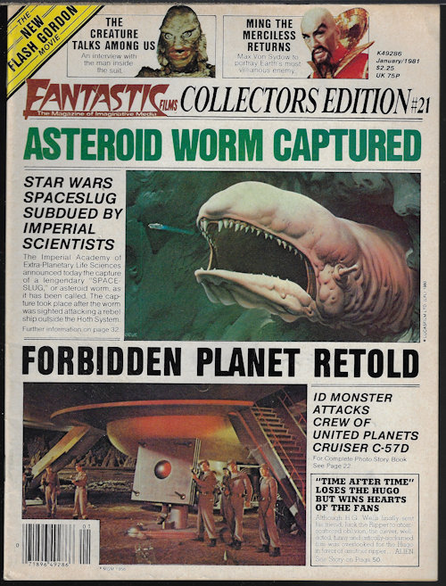 FANTASTIC FILMS - Fantastic Films: #21; January, Jan. 1981 (Forbidden Planet, Star Wars, Flash Gordon, and More)