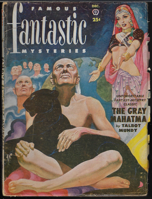 FAMOUS FANTASTIC MYSTERIES (TALBOT MUNDY; ROBERT A. HEINLEIN; MARGARET IRWIN; H. P. LOVECRAFT; PAUL ERNST; MINNA IRVING) - Famous Fantastic Mysteries: December, Dec. 1951 (