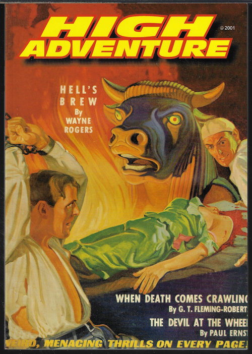 HIGH ADVENTURE (JOHN GUNNISON, EDITOR)(G. T. FLEMING-ROBERTS; PAUL ERNST; WAYNE ROGERS; MORE) - High Adventure No. 56 (Weird Menace Issue - Stories from Thrilling Detective)