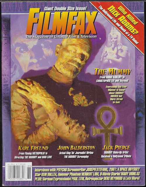 FILMFAX The Magazine of Unusual Film & Television #87-88, October, Oct. 2001 / January, Jan. 2002