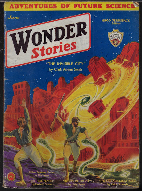 WONDER Stories: June 1932 (Brood of Helios)