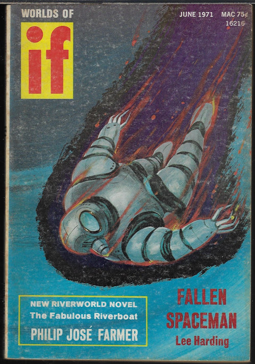 IF (JOHN BRUNNER; PHILIP JOSE FARMER; GREG & JIM BENFORD; KEITH LAUMER; LEE HARDING) - If Worlds of Science Fiction: May - June 1971 (