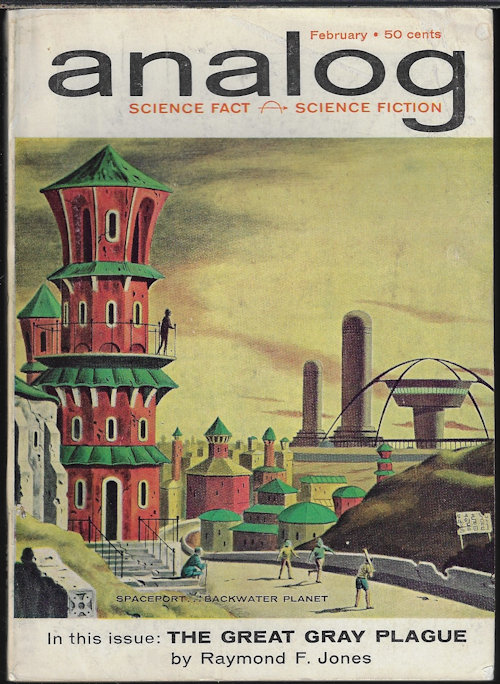 ANALOG (RAYMOND F. JONES; SAM & JANET ARGO; J. F. BONE; NEIL GOBLE) - Analog Science Fact & Science Fiction: February, Feb. 1962
