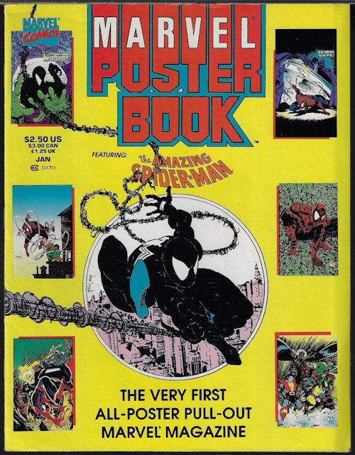 MARVEL SWIMSUIT SPECIAL - Marvel Poster Book Featuring the Amazing Spider-Man; Jan 1991