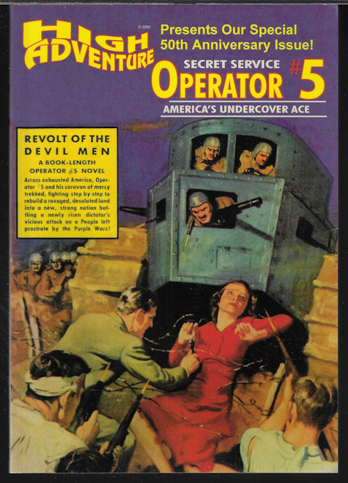 HIGH ADVENTURE (JOHN GUNNISON, EDITOR)(CURTIS STEELE; BENTON HILL; MORTON TANEY; DALE DEV. KIER) - High Adventure No. 50 (Operator 5 May - June 1938)