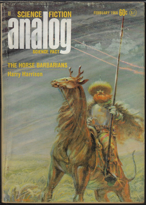 ANALOG (HARRY HARRISON; POUL ANDERSON; WALT & LEIGH RICHMOND; JACK WODHAMS; W. MACFARLANE) - Analog Science Fiction/ Science Fact: February, Feb. 1968 (