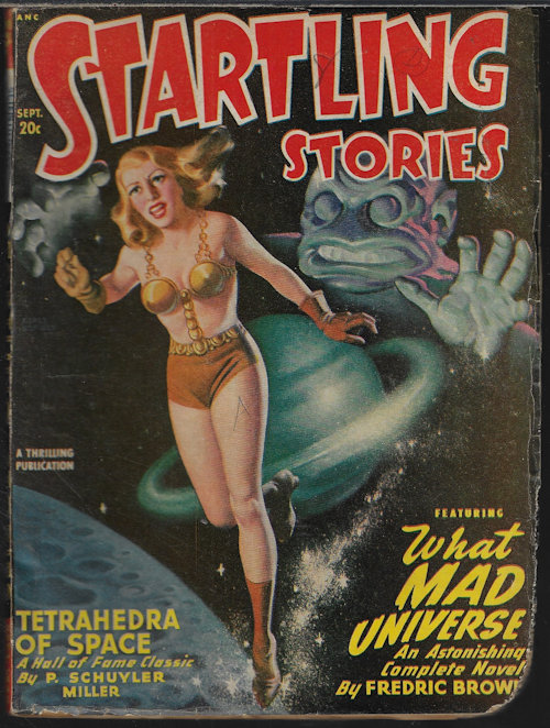 STARTLING (FREDRIC BROWN; P. SCHUYLER MILLER; DOROTHY & JOHN DE COURCY; JOHN D. MACDONALD; JACK VANCE) - Startling Stories: September, Sept. 1948 (