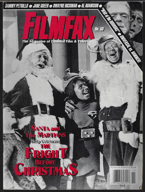 FILMFAX - Filmfax the Magazine of Unusual Film, Television, & Retro Pop Culture #53, November, Nov. / December, Dec. 1995