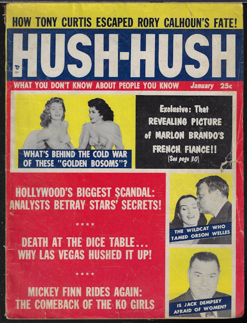 HUSH-HUSH - Hush-Hush; January, Jan. 1956